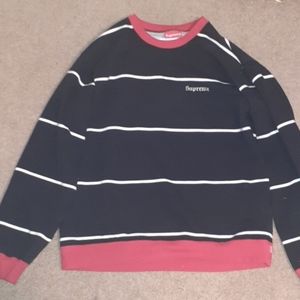 Authentic supreme crew neck sweater